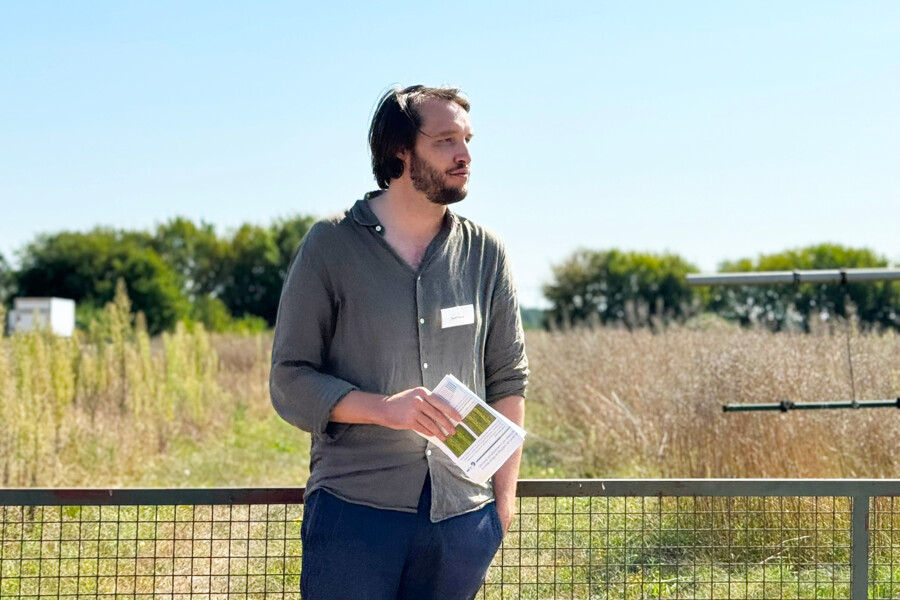 Axel Touw concluded the tour with the presentation of the ‘Green Cycle’ project.