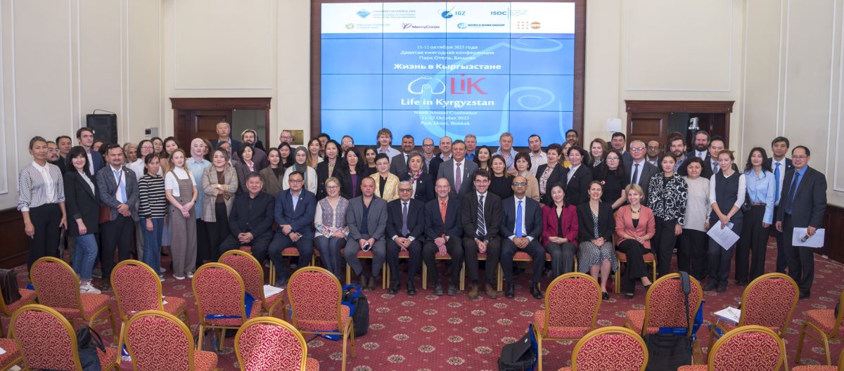 IGZ - The Annual LiK Conference brought together international experts for knowledge exchange on socioeconomic developments in the region. Photo: University of Central Asia. 